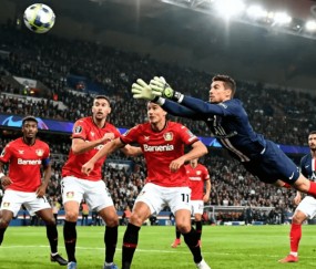 10月21日周二，欧冠焦点战：勒沃库森VS巴黎圣日耳曼——德甲新王对决法甲霸主