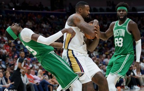 西蒙斯25+6普尔22分 凯尔特人32分大胜鹈鹕结束3连败